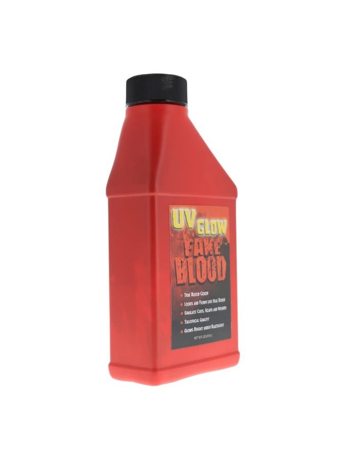 LLF Pint of Blood; Halloween, UV Fake Vampire Blood; 16 Oz Glows Under Blacklight - Image 3