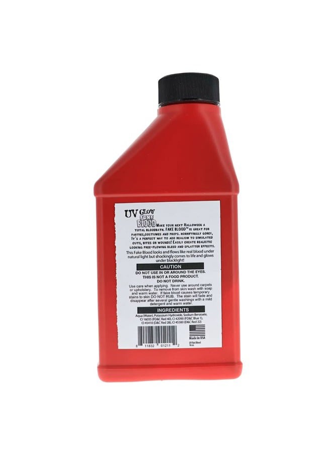 LLF Pint of Blood; Halloween, UV Fake Vampire Blood; 16 Oz Glows Under Blacklight - Image 4