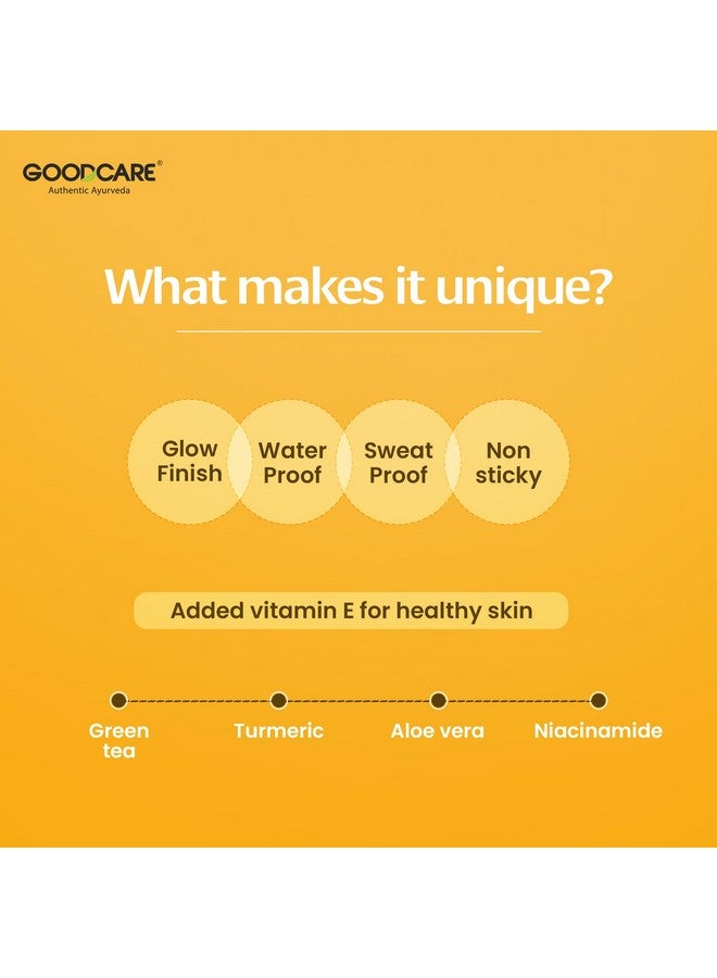 GOOD CARE GOODCARE Sun Block Sunscreen 50g by Baidyanath | SPF 50 PA+++ Broad Spectrum | With Vitamin E & Niacinamide | No White Cast | Non-Sticky | Water & Sweat Proof - Image 5