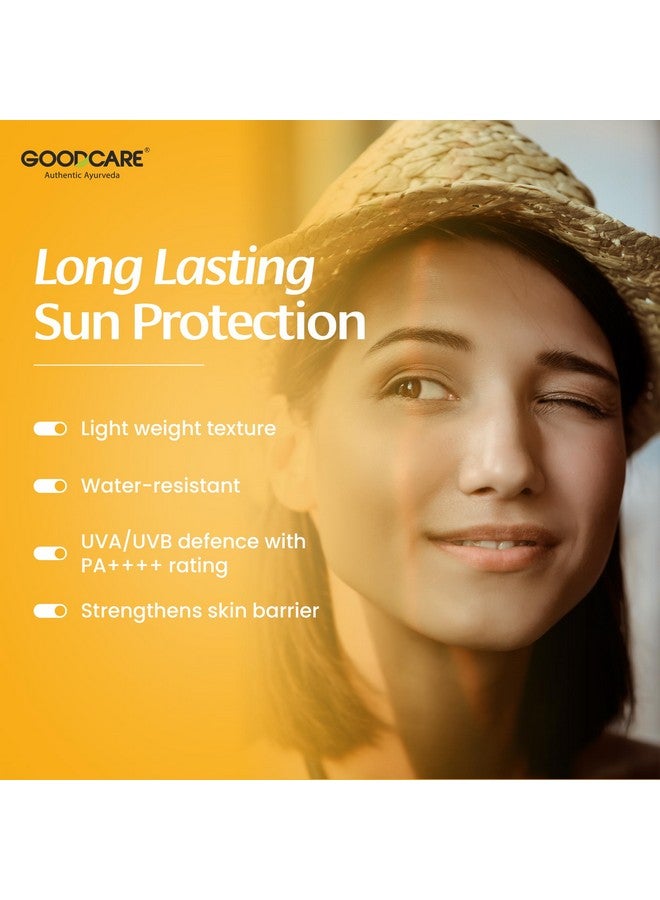 GOOD CARE GOODCARE Sun Block Sunscreen 50g by Baidyanath | SPF 50 PA+++ Broad Spectrum | With Vitamin E & Niacinamide | No White Cast | Non-Sticky | Water & Sweat Proof - Image 4