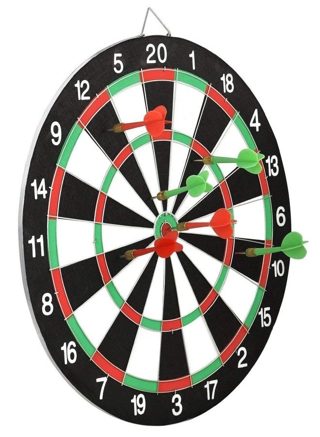 FITNACE Premium Solid Double Faced 15 inch Portable Dart Board with 6 Darts Set for Kids Children. Indoor Sports Games Board Game Dart Board (15 Inch) - Image 3