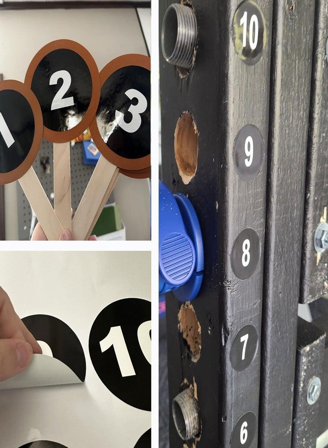 Keeshibao 600 Pcs 1 Inch Number Stickers, Consecutive Number Stickers 1-50 - Image 4