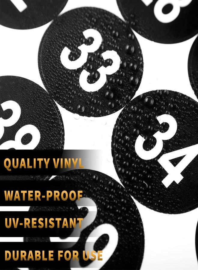 Keeshibao 600 Pcs 1 Inch Number Stickers, Consecutive Number Stickers 1-50 - Image 3