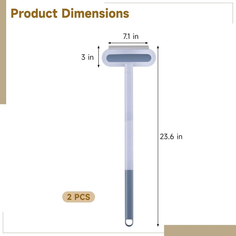 2-Piece Washable Pet Hair Remover, 23.6 in Long, Versatile Cleaner - Image 5