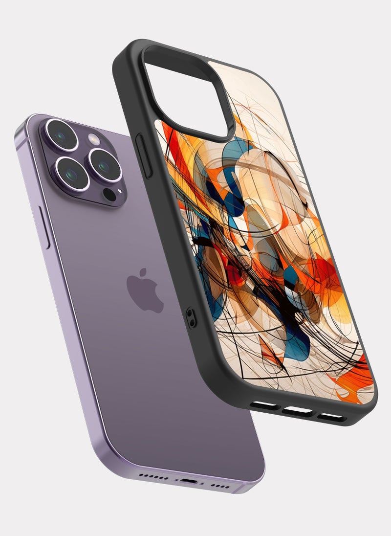 PXLAAT iPhone 14 Pro Max case cover Abstract Drawing - Image 2