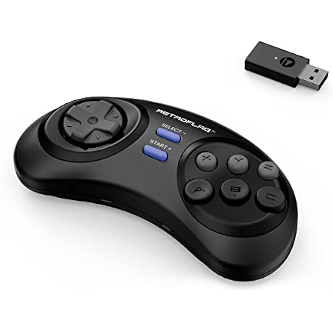 RETROFLAG CLASSIC WIRELESS 2.4G GAMING CONTROLLER SUPPORT TURBO FUNCTION COMPATIBLE WITH RASPBERRY PI, WINDOWS, SWITCH MD2.4G PAD - Image 2