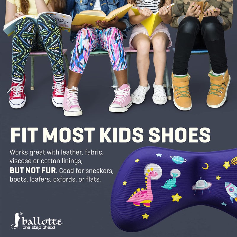 Ballotte Premium Heel Cushion Pad  Heel Grips for Kids  Back of Feet Pads for Shoes That are Too Big  Foot Inserts for Boys/Girls  Arch Support Grips for Better Mobility - (Multicolor 3m (12 Pack)) - Image 5