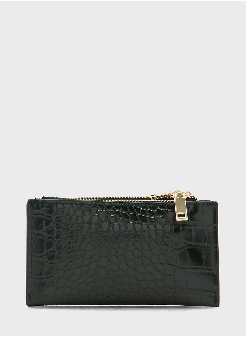 MANGO - Leonor Logo Detail Zip Lock Wallets - Image 1