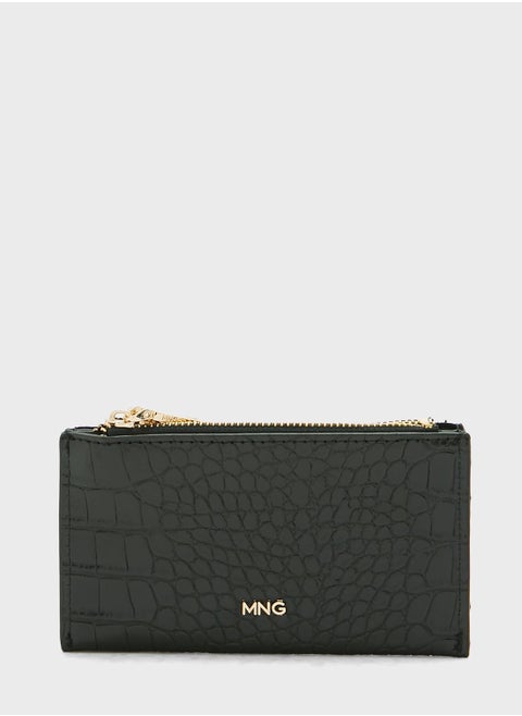 Leonor Logo Detail Zip Lock Wallets