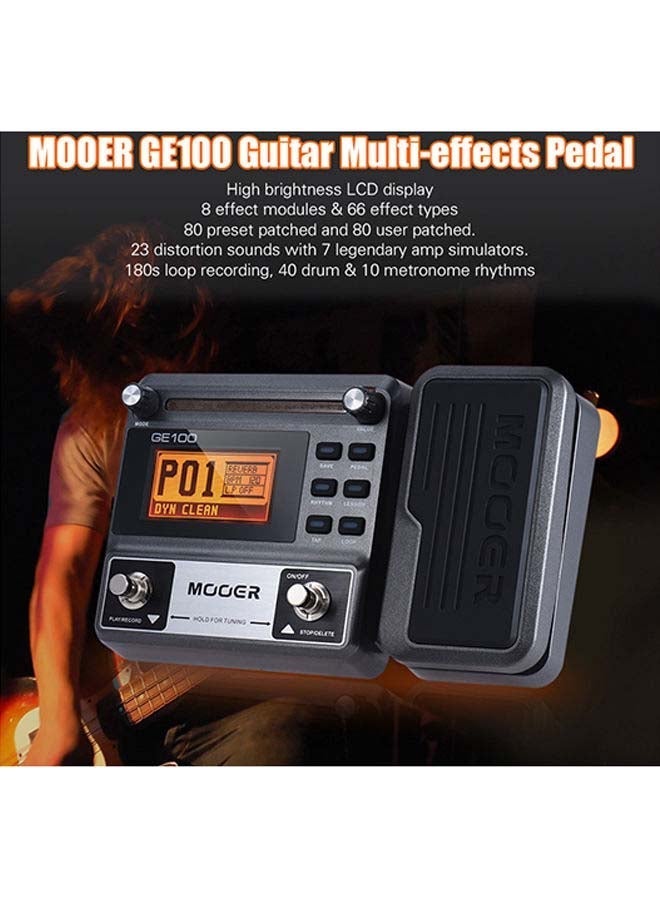 Mooer GE100 Guitar Multi-Effects Processor Effect Pedal - Image 2