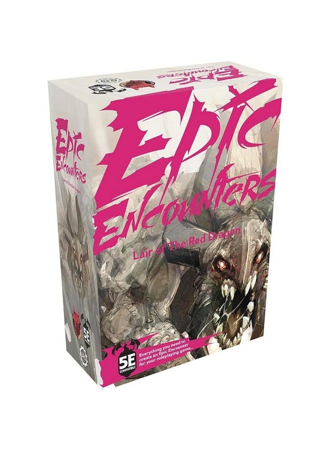 Steamforged Games Epic Encounters: Lair of The Red Dragon RPG Fantasy Roleplaying Tabletop Game with Huge Boss Miniature, Double-Sided Game Mat, & Game Master Adventure Book with Monster Stats, 5E Compatible - Image 1