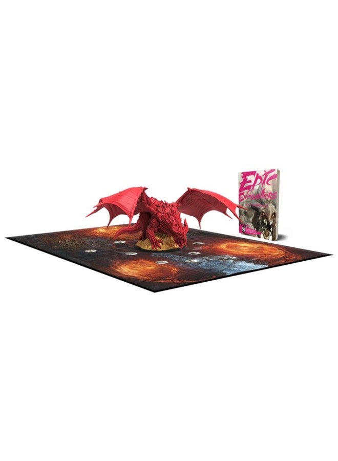 Steamforged Games Epic Encounters: Lair of The Red Dragon RPG Fantasy Roleplaying Tabletop Game with Huge Boss Miniature, Double-Sided Game Mat, & Game Master Adventure Book with Monster Stats, 5E Compatible - Image 3