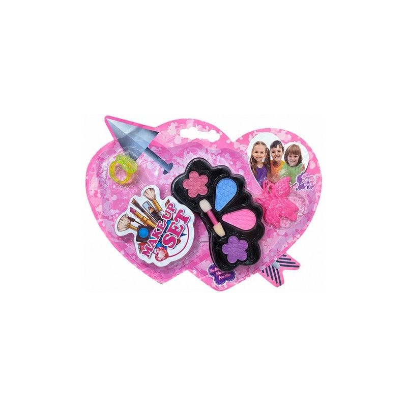 Young Explorers' Makeup Set Toy with Butterfly Palette, Brush, and Ring for Girls | Role-Play Fun - Image 2