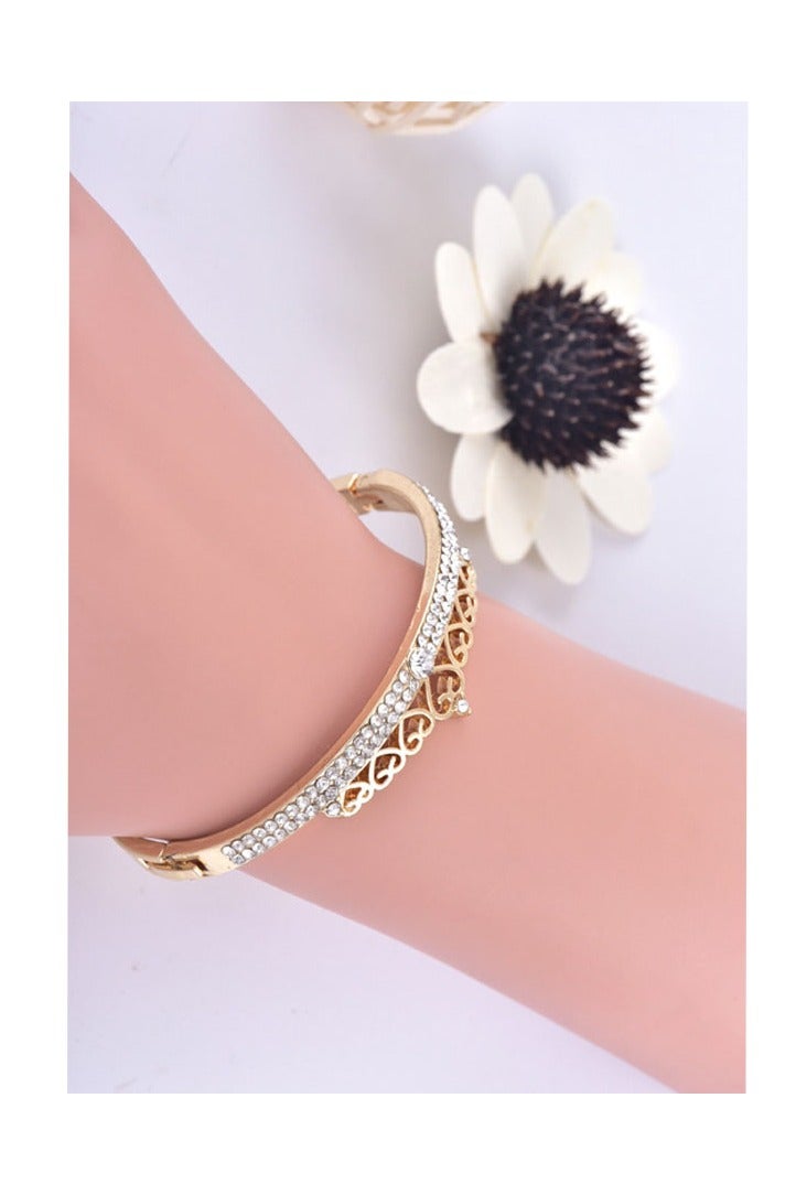 جيج بي في سوار الفتاة سوار الزركون الأصفر التاج - Image 1