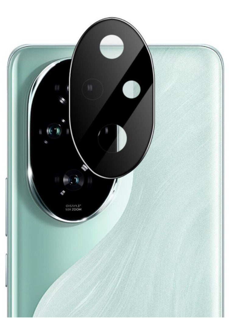 Generic - Camera Lens Protector Back Tempered Glass Camera 9H Clear Glass Case Friendly Cover Lens Protector For Honor 200 5G (Black) - Image 1