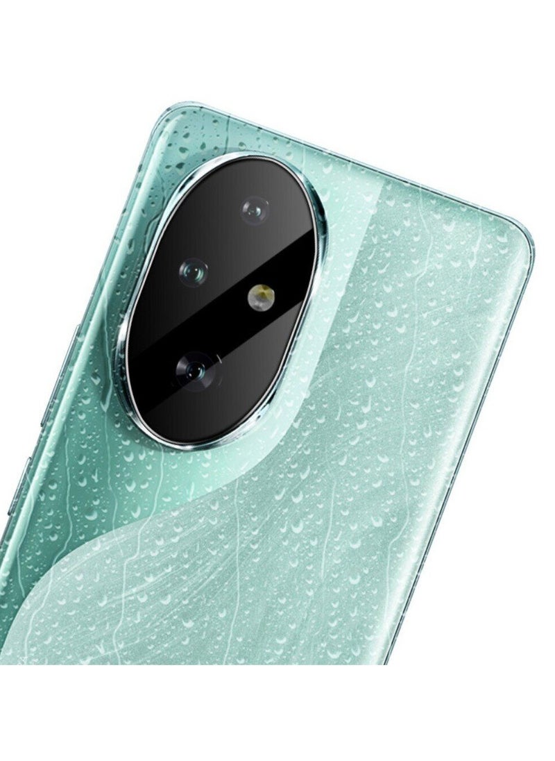 Generic - Camera Lens Protector Back Tempered Glass Camera 9H Clear Glass Case Friendly Cover Lens Protector For Honor 200 5G (Black) - Image 1