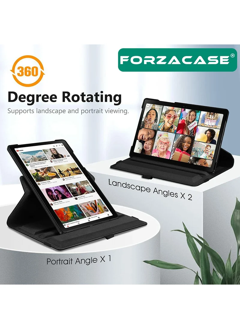 Forzacase 360 ​​Degree Rotating Stand Case Compatible with Samsung Galaxy Tab A9 8.7 Inch X110 - FC012