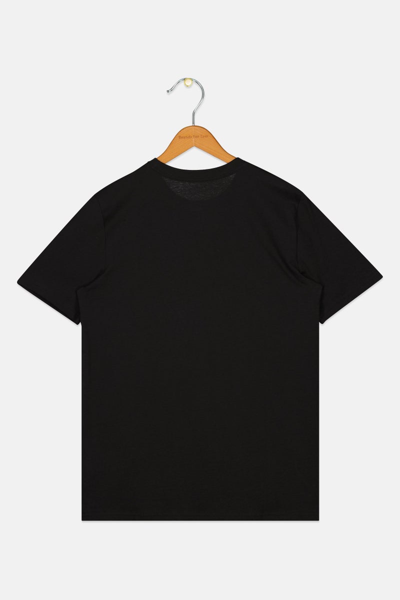 PUMA Kids Boy Sportswear Fit Short Sleeve Outdoor T-Shirt, Black - Image 3