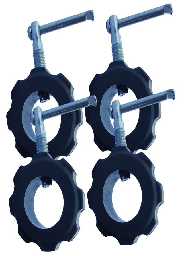 Liffo® Gym Bar Rod Locks Dumbbell Rod Locks Pack of 4 Heavy Duty (Black) - Image 5