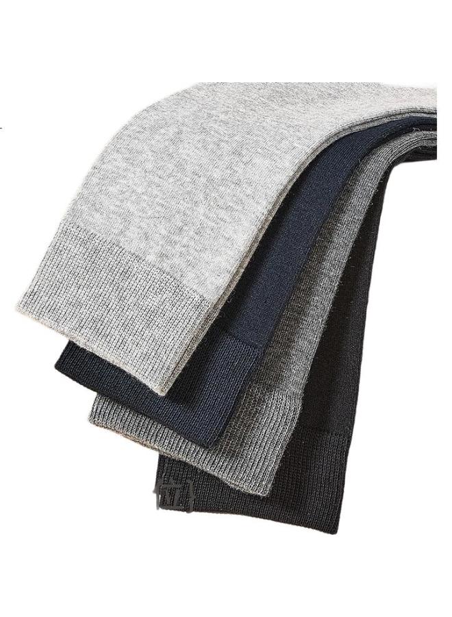 THREEGUN Men'S Socks 100% Cotton Antibacterial Odor-Resistant Long Tube Socks - Image 3