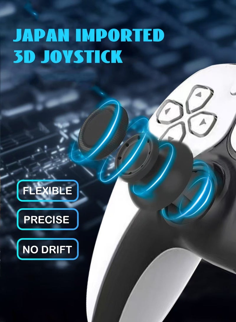 T28 Wireless Controller for PS4, Gamepad Joystick Controller Compatible with PS4/Pro/Slim with Turbo/Programmable ons/6-Axis Gyro Sensor/Dual Vibration  - Image 4
