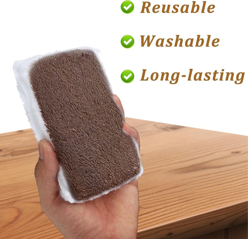 FMOACEN 20 Pcs Wood Stain Applicator Pads - Lint-Free Fiber, 5.9" x 3.93" x 1.77" - Image 4