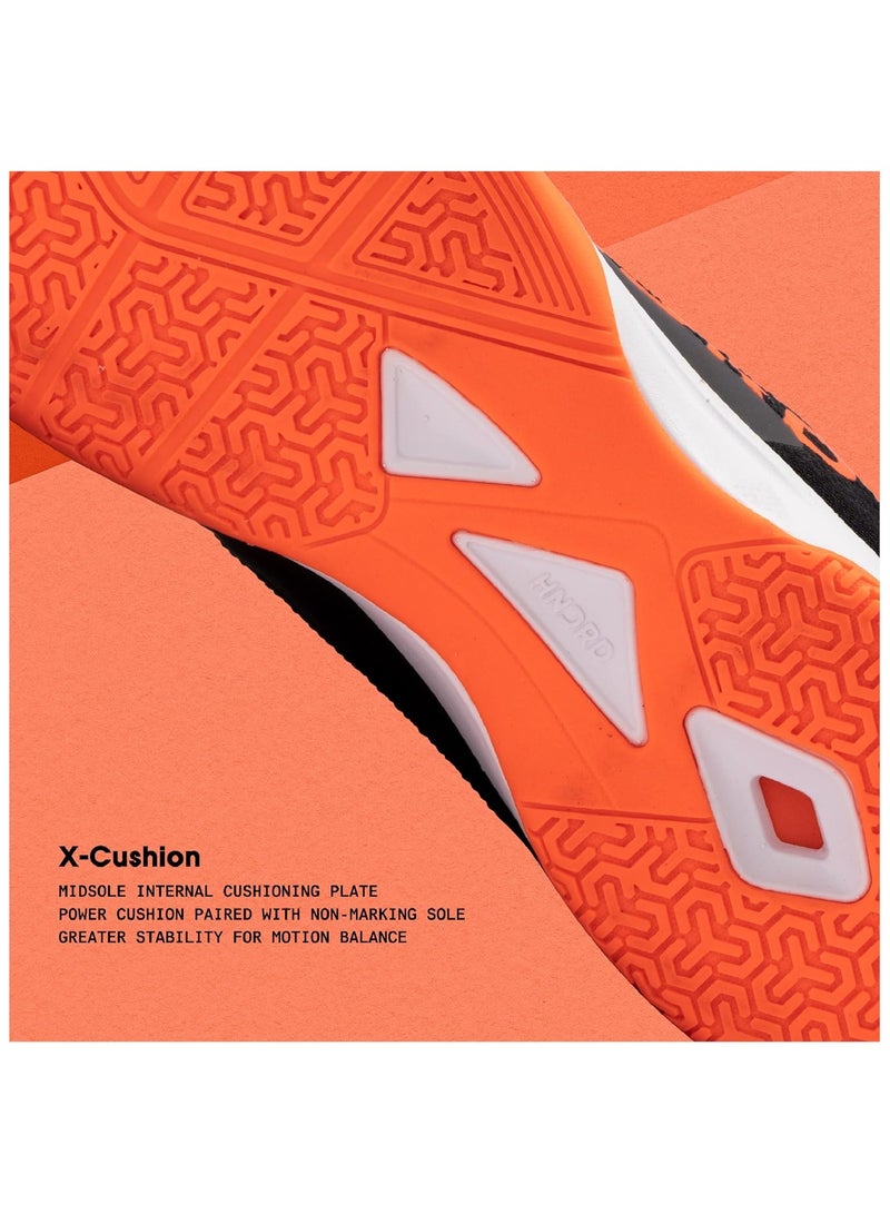 HUNDRED Xoom Pro Non-Marking Professional Badminton Shoes For Men | Mesh,TPU & Synthetic leather, Sole: Rubber & Phylon | Suitable for Indoor Badminton/Basketball | 7 UK / 8 US / 41 EU - Image 4