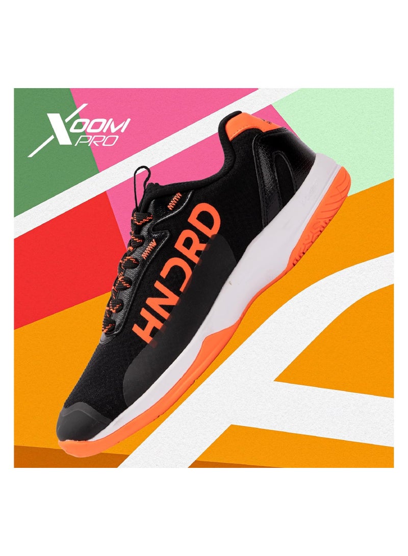 HUNDRED Xoom Pro Non-Marking Professional Badminton Shoes For Men | Mesh,TPU & Synthetic leather, Sole: Rubber & Phylon | Suitable for Indoor Badminton/Basketball | 7 UK / 8 US / 41 EU - Image 2