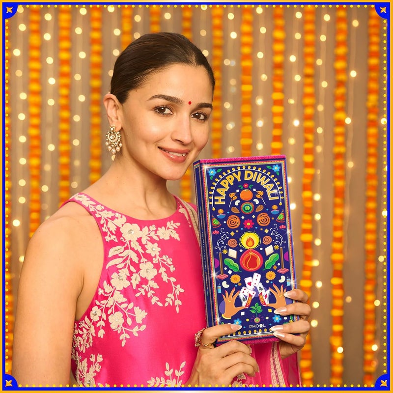 PHOOL LUXURY INCENSE صندوق هدايا فستيفال ديوالي من فهول - سلة احتفالية - Image 2
