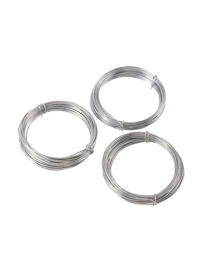 LAWAZIM Wire -4 Piece 10meter- Versatile Corrosion-Resistant Wire Set with Black Zip Ties - for Bending Beading Floral and Gardening for DIY Crafting Jewelry Making Plant Securing and Cable Organizing  - Image 3