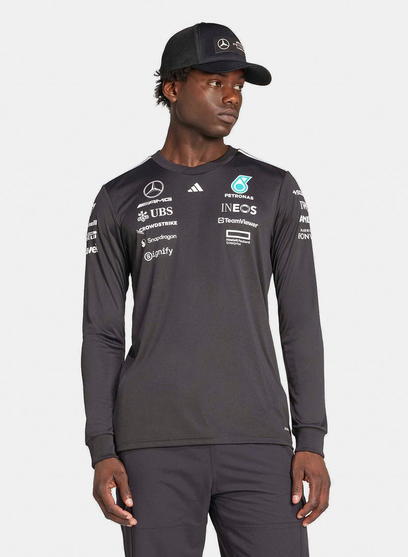 Adidas Mercedes - Amg Petronas Formula One Team Driver Jersey Long Sleeve - Image 1