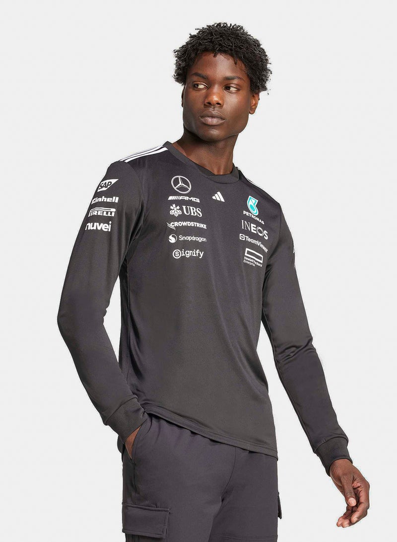 Adidas Mercedes - Amg Petronas Formula One Team Driver Jersey Long Sleeve - Image 3