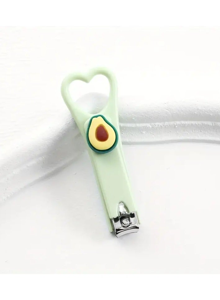Exotic Cute Avocado Nail Clippers Sharp Edge Fingernail And Toenail Clipper Cutter, Stainless Steel Toenail Clipper For Manicure And Pedicure - Image 1