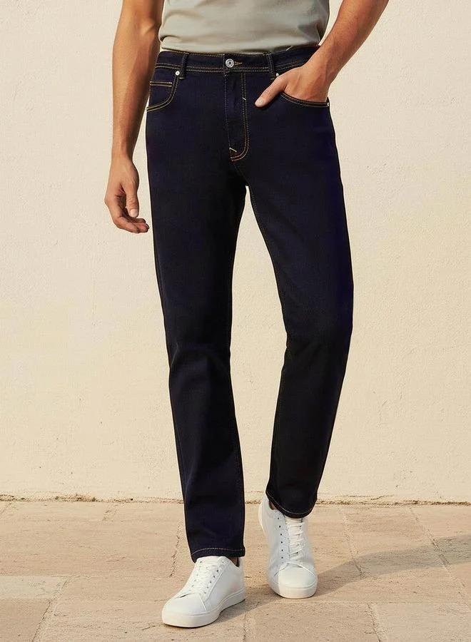 Lee Cooper Men Regular Fit Soft Touch Jeans