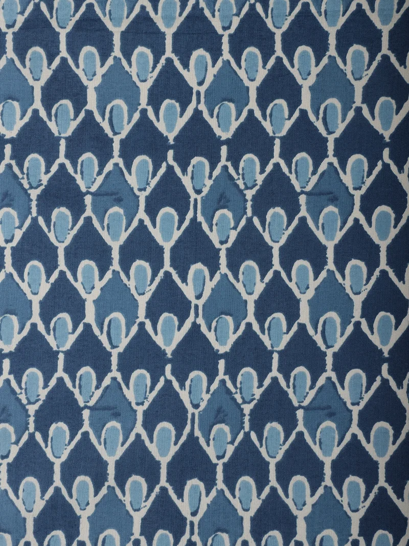 AKS  Hand-Printed Indigo Fabric for Crafts  | Best Price UAE