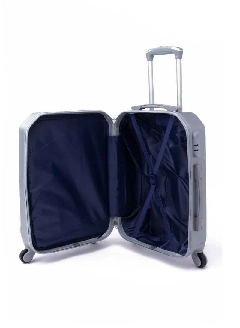 LIMRA Cabin Carry Check-In Luggage Trolley Size 20 inch Silver