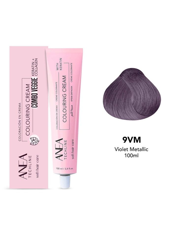 ANEA TECHLINE Anea Colouring Cream 100ml 9VM Violet Metallic
