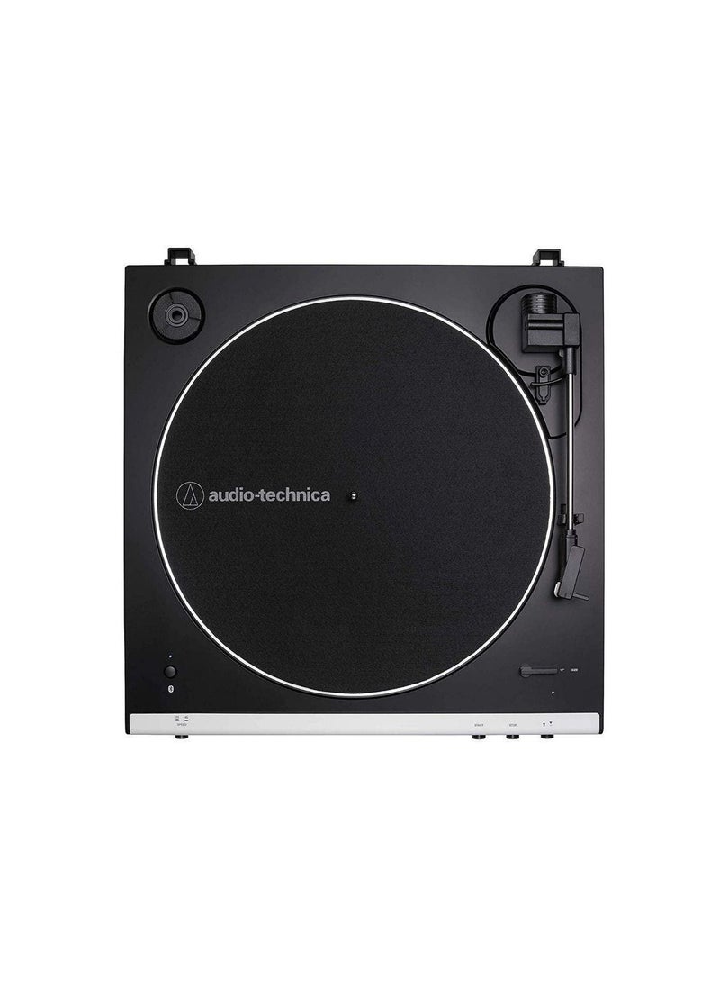 audio-technica - Audio-Technica Consumer AT-LP60XBT Stereo Turntable with Bluetooth (White & Black) - Image 1
