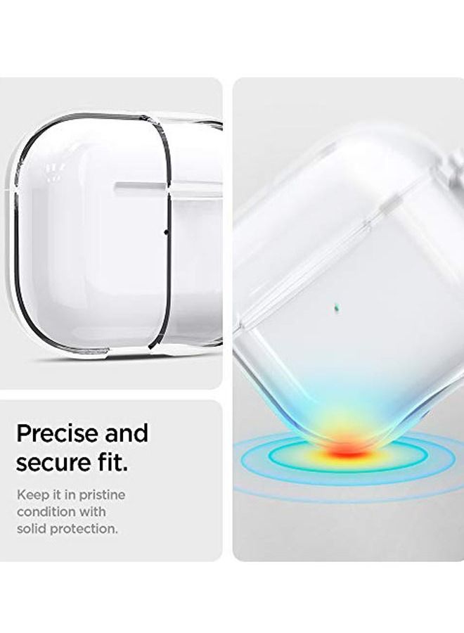 Spigen Ultra Hybrid for Airpods 3rd Generation with Keychain Case Cover 2021 Jet White - Image 3