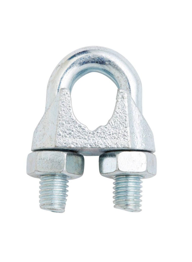 ACE Diall Zinc-Plated Steel Wire Rope Clamp 90 x 12mm