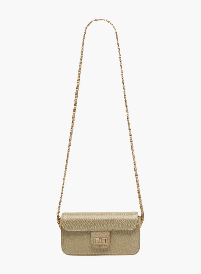 فلورا بيلا من شو إكسبرس حقيبة كروس بودي بنقوش مع حزام سلسلة