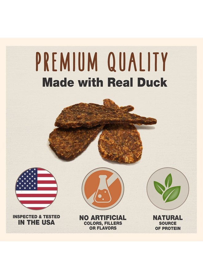 Cadet Cadet Gourmet Duck Jerky Dog Treats - Healthy & Natural Duck Dog Training Treats for Small & Large Dogs - Inspected & Tested in USA (14 oz.)  - Image 2