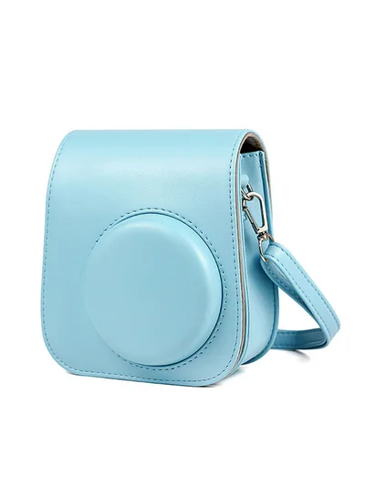 Sharpdo Portable Instant Camera Case, Compatible with Fujifilm Instax Mini 11 Instant Camera, with Accessory Pouch and Adjustable Shoulder Strap