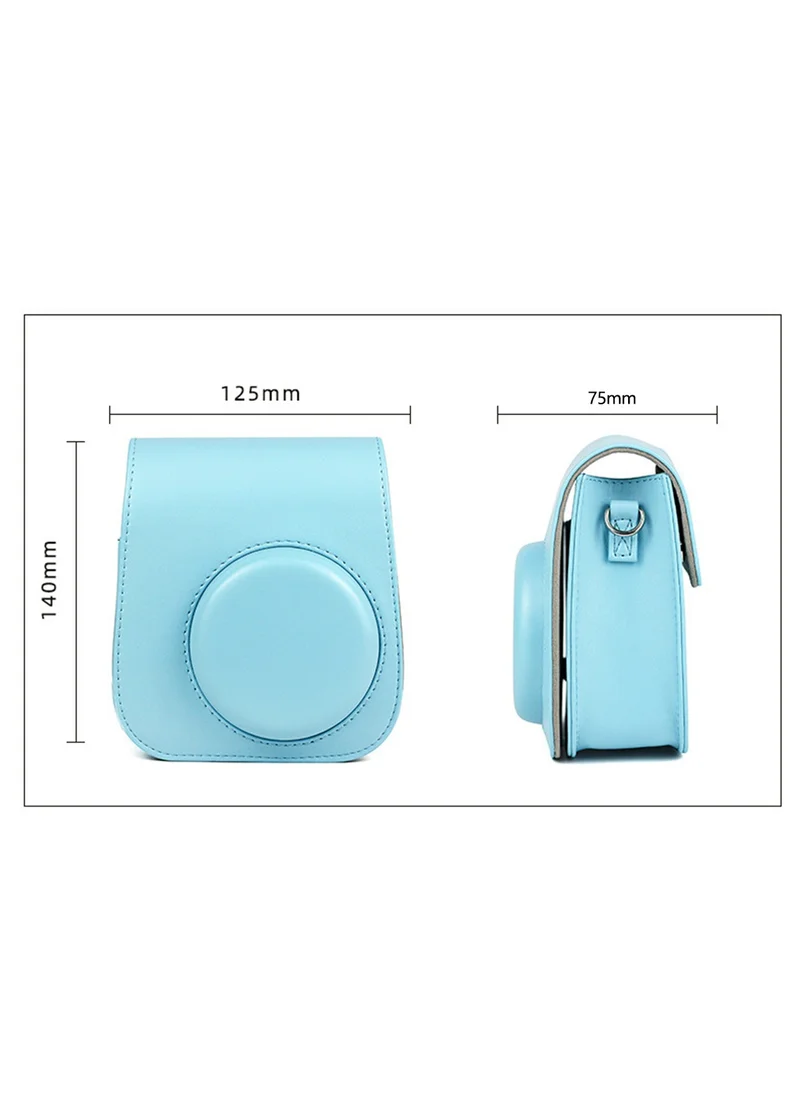 Sharpdo Portable Instant Camera Case, Compatible with Fujifilm Instax Mini 11 Instant Camera, with Accessory Pouch and Adjustable Shoulder Strap