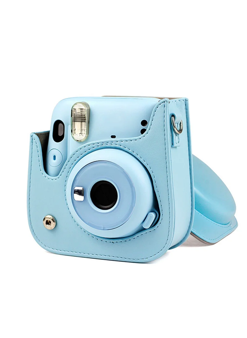 Sharpdo Portable Instant Camera Case, Compatible with Fujifilm Instax Mini 11 Instant Camera, with Accessory Pouch and Adjustable Shoulder Strap
