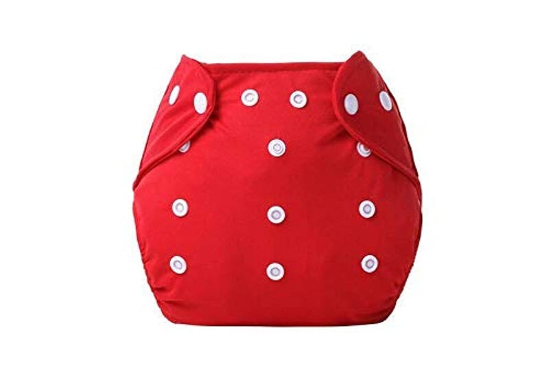 Adjustable Washable and Reusable Cloth Dipaers Fitted for Baby Girls and Baby Boys-BP030RE - 2724343143627