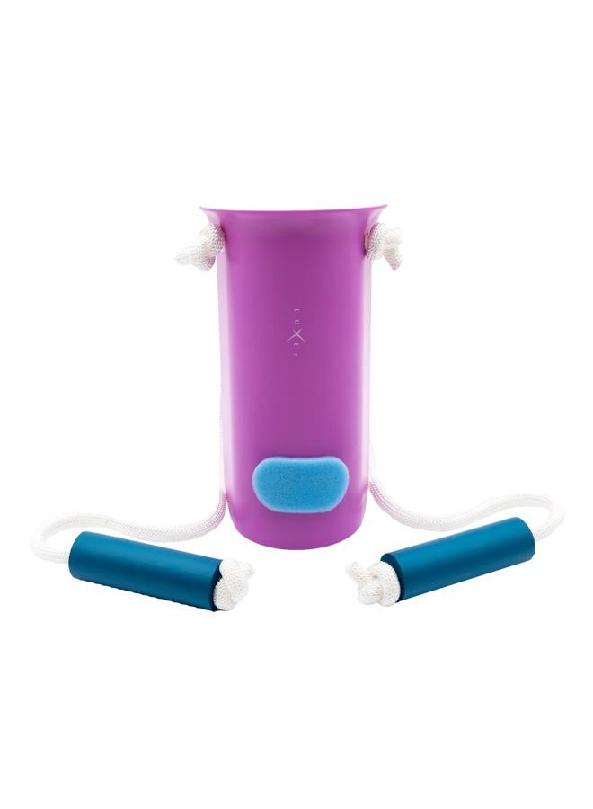 Luxet Sock Aid Device for Seniors, Puller Sock Helper Easy On Easy Off, Sock Assist Device for Elderly with Foam Handles, Wide Sock Aide for Compression Socks Device to Assist Putting on Socks (Pink) - Image 1