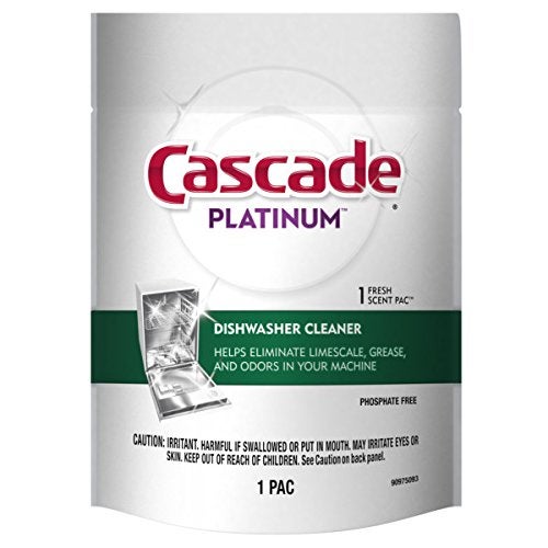 Cascade Platinum Dishwasher Cleaner Pods Fresh Scent, 1 Count (8 Pack) - Image 2