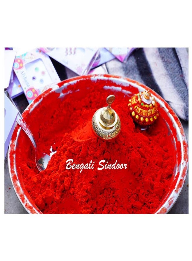 Shimankana Kolkata (Bangali) Chemical Free Pure Natural Powder Based Sindur 40 grams (Red) - Image 2