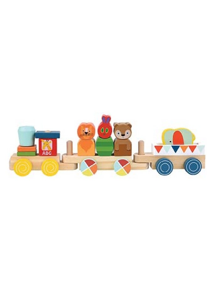 Kids Preferred World Of Eric Carle The Very Hungry Caterpillar Wooden Train Set, 12 Pieces  - Image 4